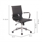 Cadeira de Escritório Office Slim - Cafe