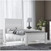 Cama Solteiro Verona Plus - Branco