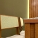 *Mesa com painel ripado Colonia S/Espelho + 4 Cadeiras - Cadeira Armani tela
