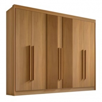 Guarda-roupa Ripado 6 portas 6 gavetas Columbus