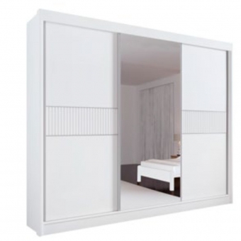 Guarda-roupa Ripado 3 Portas 6 Gavetas Las Vegas