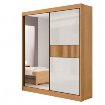 Guarda-roupa Ripado 2 Portas 3 Gavetas Houston