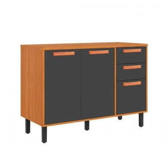 Balcão de Cozinha 3 Portas 2 Gavetas Júpiter