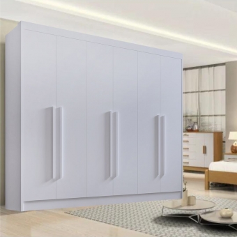 Guarda-roupa 6 portas 6 gavetas New Athos