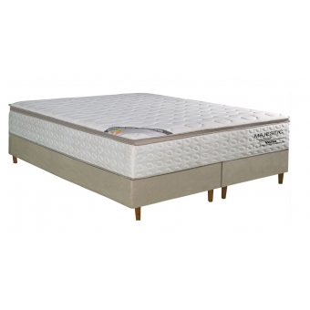 Colchão + Box Majestic Molas Ensacadas