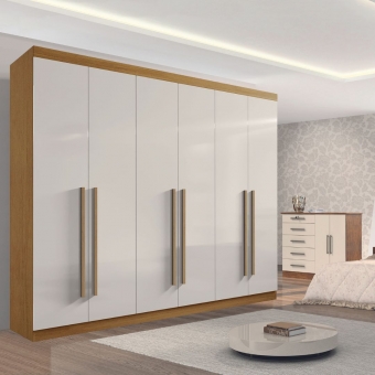 Guarda-Roupa 6 Portas Da Vinci Plus