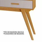 Aparador New Castle - Cinamomo/Off White