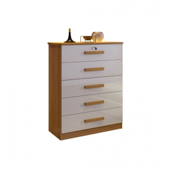 Cômoda com 5 Gavetas Tulsa