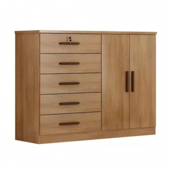 Cômoda Space 5 Gavetas 2 Portas
