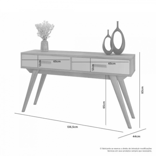 Aparador New Castle - Cinamomo/Off White