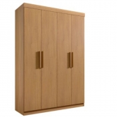 Guarda-roupa 4 Portas 3 Gavetas Memphis - Cinamomo