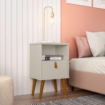 Mesa de Cabeceira Buzio 1 Gaveta