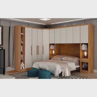 *Conjunto Guarda-roupa Modulado 7 peças