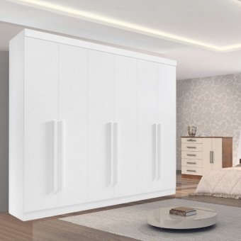 Guarda-Roupa 6 Portas Da Vinci Plus