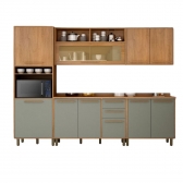 Cozinha 5 Peças Diamatina - Cinamomo/Menta