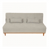 Sofá Cama Madrid - Linho Bege Acinzentado - 182cm