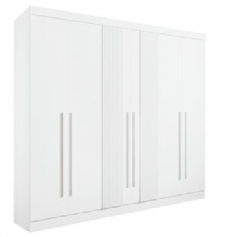 Guarda-roupa Ripado 6 portas 6 gavetas Detroit