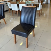 *Mesa Marmorizada 090x090 + 4 cadeiras - TEXAS Marmore Preto