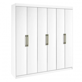 Guarda-Roupa 6 Portas 4 Gavetas Sevilha