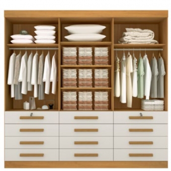 Guarda-roupa 6 portas 12 gavetas Austin