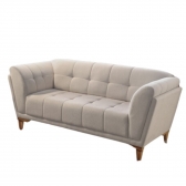 Sofá de 2 Lugares Bologna - Chenile Linho creme - 175cm
