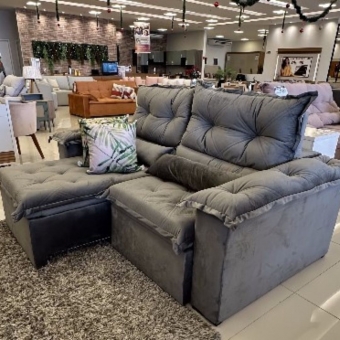 Sofá Retrátil/Reclinável Ambar