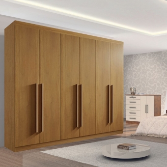 Guarda-Roupa 6 Portas Da Vinci Plus